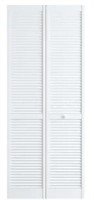 36 in. x 80 in. Louver Closet Bi-fold Door Only