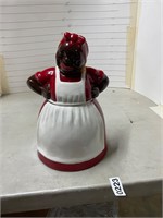 Red Mammy- Aunt Jemima style cookie jar