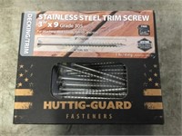 3" x 9 Stainless Steel Trim Screws (1lb) x 12pks