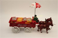 OTTAWA FIRE DEPARTMENT CAST IRON COCA-COLA WAGON