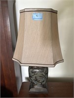 PAIR ASIAN STYLE LAMPS W/SHADES