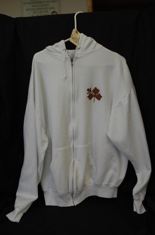 Tea Leaf Zip Up Hoodie Size XL