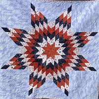 "Nobody Fights Alone" Traditional Star Quilt