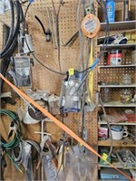 Wall of Asst Tools, Nuts Bolts, Items and Other