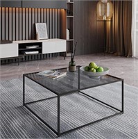 N7151  Easy Paws Glass Coffee Table 26.7 x 26.7 i