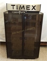 Timex Lighted Watch Display Cabinet/Electrified