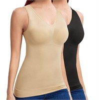 P3432  COMFREE Shapewear Camisole, Built-in Bra, S