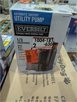 Everbilt portable water removal pump