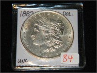 1887 Morgan $1 UNC.