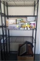 L - STORAGE SHELVING 72X18X35" EXCLUDES CONTENTS