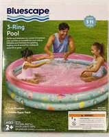 BLUESCAPE 5'  3-RING POOL NEW IN BOX