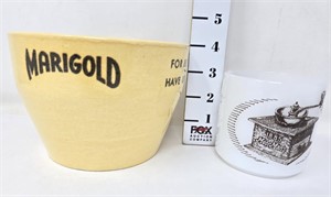 Red Wing Marigold Bowl & Moorman's Mug