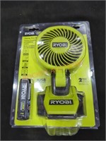 Ryobi Clamp Fan kit, USB rechargeable