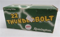 (500) Rounds of Remington thunderbolt 22LR round