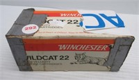 (500) Rounds of Winchester wildcat 22LR ammo.