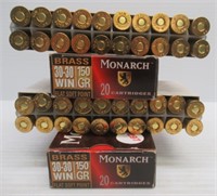 (40) Rounds of Monarch 30-30 win. 150GR FSP ammo.