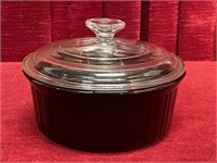 Corning War Black F-5-B 1.6 Liter Casserole w/ Lid