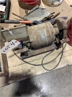Bench grinder & misc tools