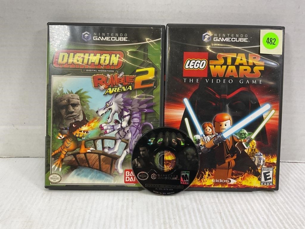 GEIST GAMECUBE GAME, LEGO STAR WARS CASE ONLY,