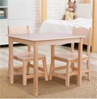 TOOKYLAND Wood Kids Table and Chairs