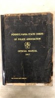 1917 PA state chiefs of police manual, 1925
