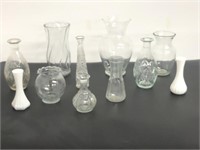 Lot of 11 Vases