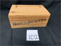 WOODEN BOX-NOVA SCOTIA