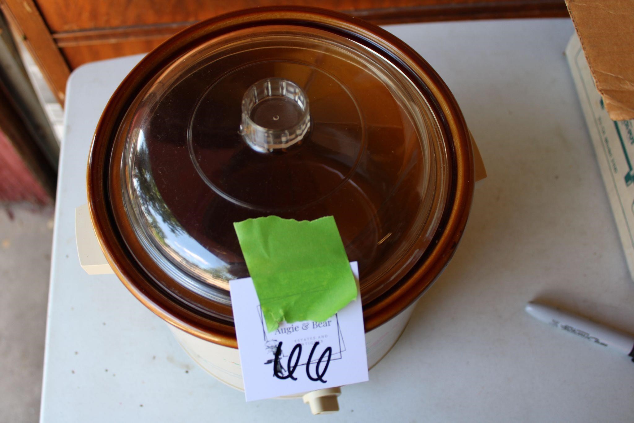 Vintage Crockpot and Lid