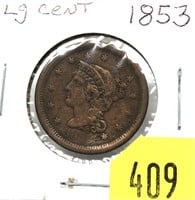 1853 U.S. Large cent