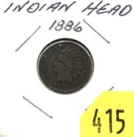 1886 Indian Head cent