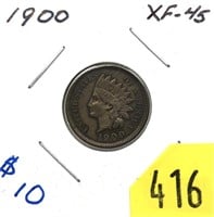 1900 Indian Head cent