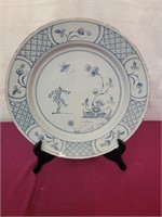 17th Century British Delft Plate