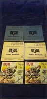(6) Vintage GI Joe Manuals & Catalogs