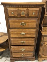 (AF) Wooden 6 drawer dresser measuring 24” by 18”