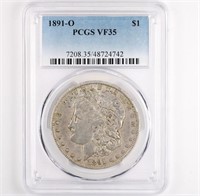 1891-O Morgan Dollar PCGS VF35