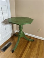 Wonderful Antique Side Table with Green Patina 24