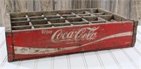 Red Wooden Coca-Cola Crate