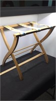Wooden Folding Luggage Stand