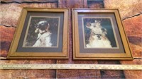 Pair of Framed Dog Photos