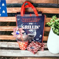 4th of July Lot - Bag, Napkins, Buckets & Pinwheel