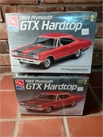 Two 1969 Plymouth GTX Hardtop Models