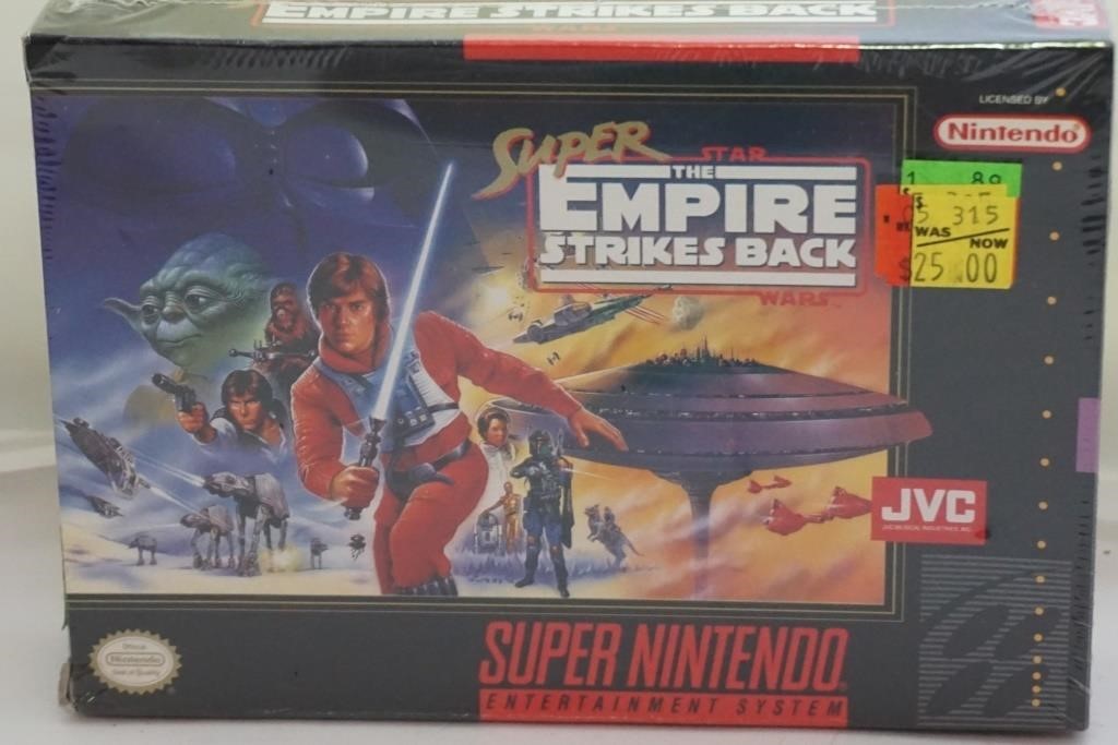 1993 Super Nintendo The Empire Strikes Back Sealed