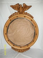 Federal Eagle Gold Giltwood Frame w/ Convex Mirror