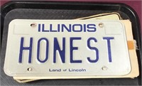 Assortment Of Illinois License Plates