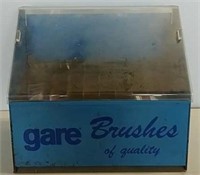 Gare Brushes of Quality display case