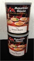 2 Mountainhouse freeze-dried green beans 5.7