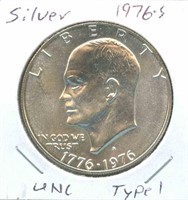 Silver 1976-S UNC Eisenhower Dollar