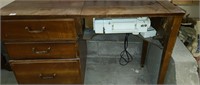 Sewing Machine Table 
3 Drawer
42 x 20 x 31t