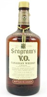 1982 1.75 L Seagram's V.O. Whisky Bottle
