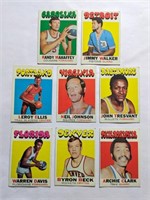 8 1971-72 Topps Basketball Cards